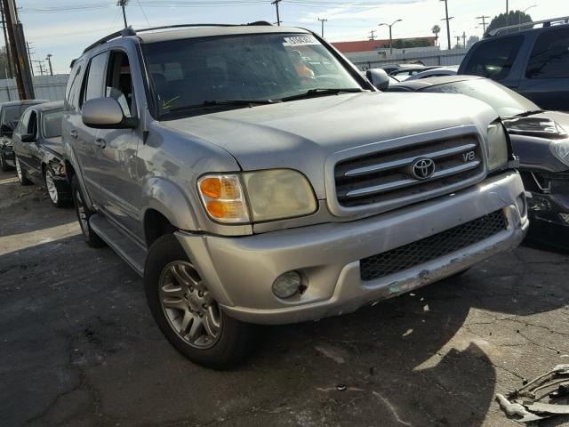 5TDZT38A54S209654 - 2004 TOYOTA SEQUOIA LI SILVER photo 1