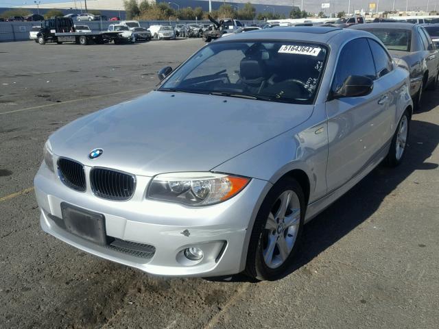 WBAUP9C56DVS94681 - 2013 BMW 128 I SILVER photo 2