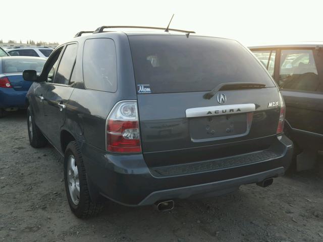 2HNYD18284H526875 - 2004 ACURA MDX GRAY photo 3