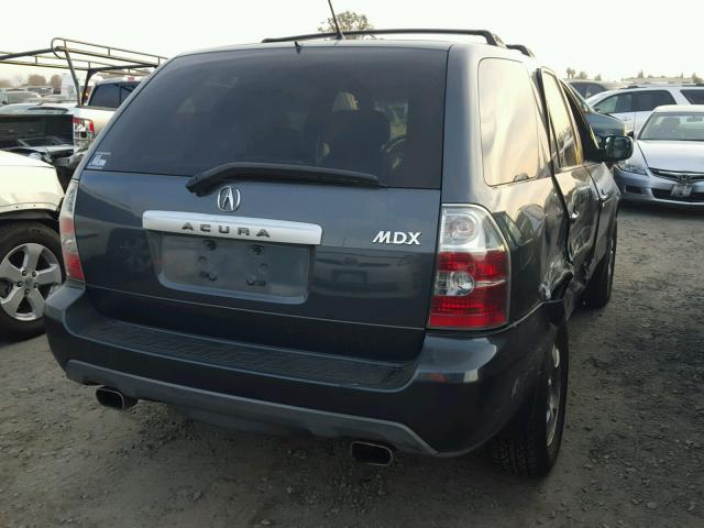 2HNYD18284H526875 - 2004 ACURA MDX GRAY photo 4