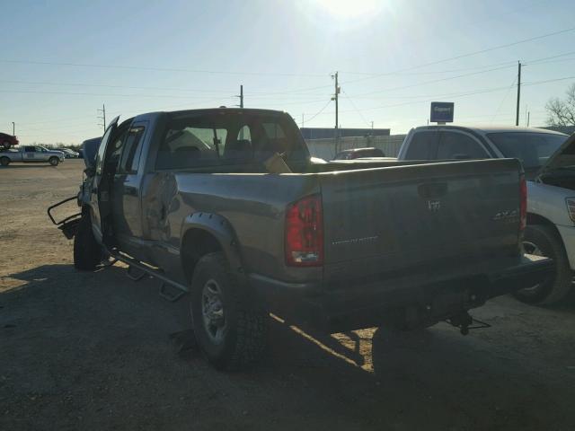 1D7KS28C96J196591 - 2006 DODGE RAM 2500 S GRAY photo 3
