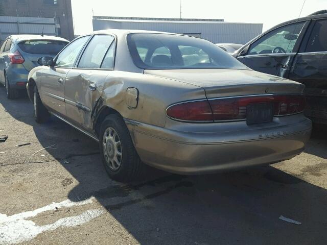 2G4WS52J531236302 - 2003 BUICK CENTURY CU TAN photo 3