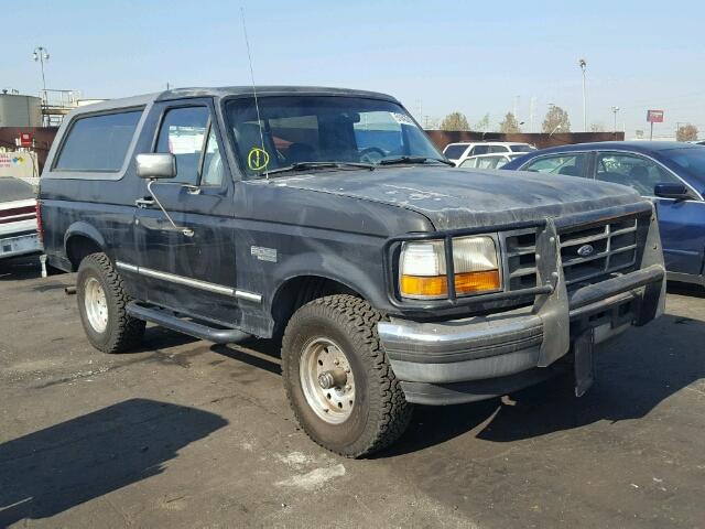 1FMEU15H6TLA35008 - 1996 FORD BRONCO U10 BLACK photo 1