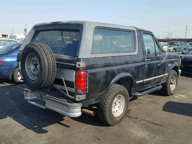 1FMEU15H6TLA35008 - 1996 FORD BRONCO U10 BLACK photo 4