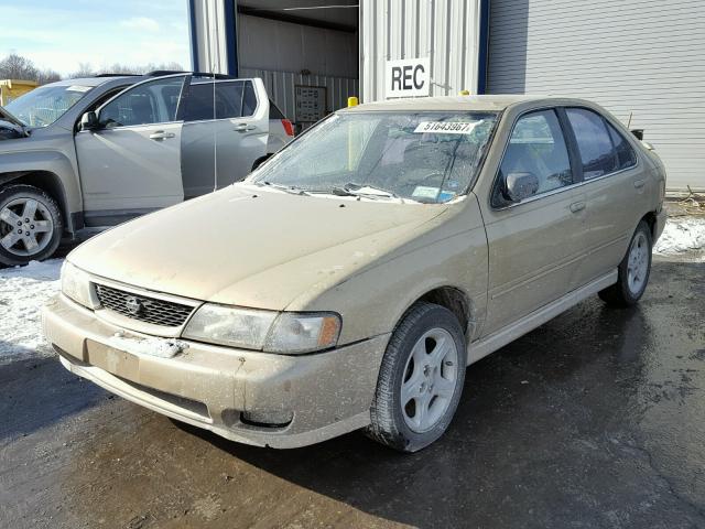 1N4BB41D2WC725270 - 1998 NISSAN SENTRA SE GOLD photo 2