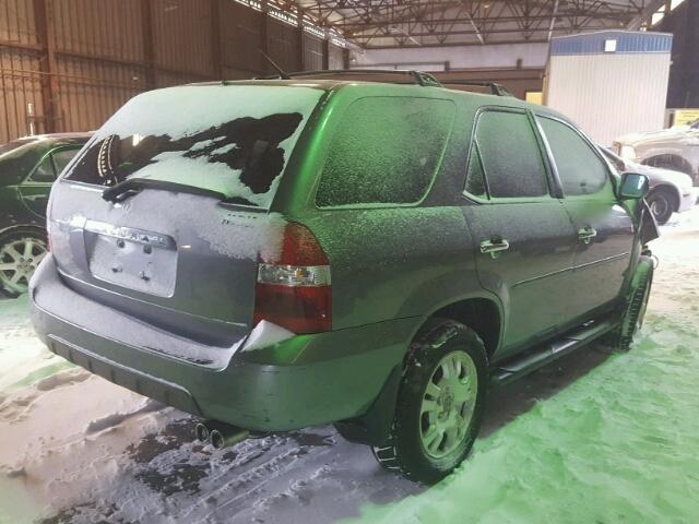 2HNYD18272H508672 - 2002 ACURA MDX GRAY photo 4