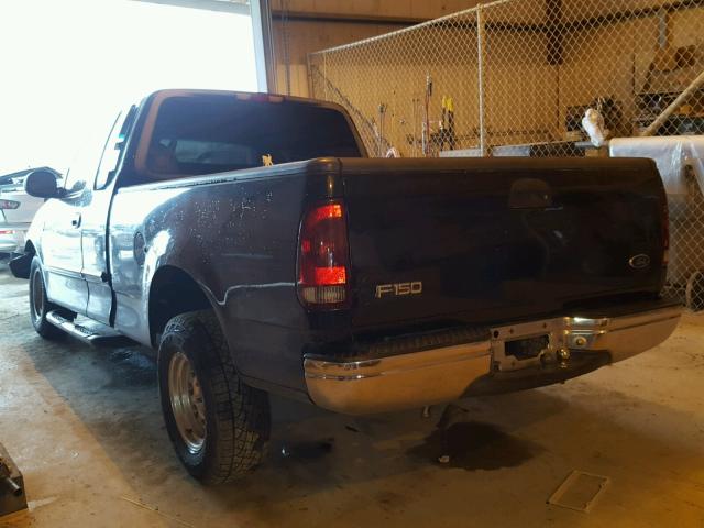 2FTRX17L1YCA30783 - 2000 FORD F150 BLACK photo 3