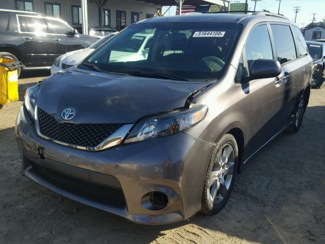 5TDXK3DC9DS351152 - 2013 TOYOTA SIENNA SPO CHARCOAL photo 2