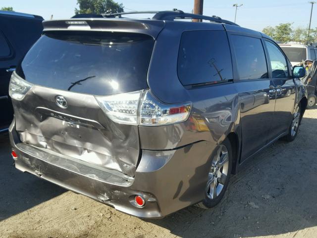 5TDXK3DC9DS351152 - 2013 TOYOTA SIENNA SPO CHARCOAL photo 4