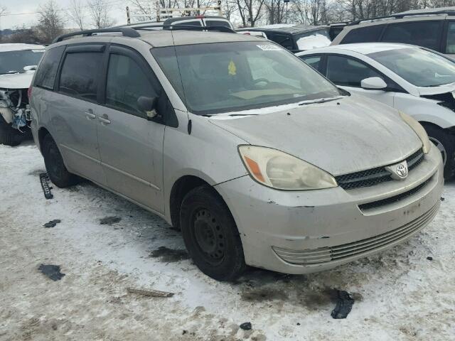 5TDZA23C14S034943 - 2004 TOYOTA SIENNA CE GRAY photo 1