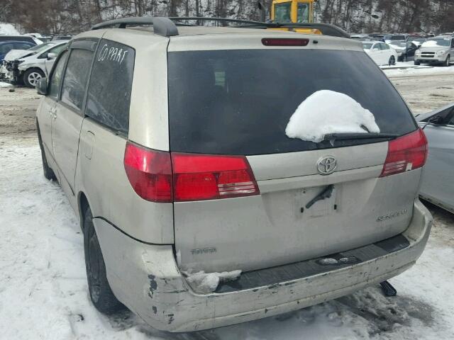 5TDZA23C14S034943 - 2004 TOYOTA SIENNA CE GRAY photo 3