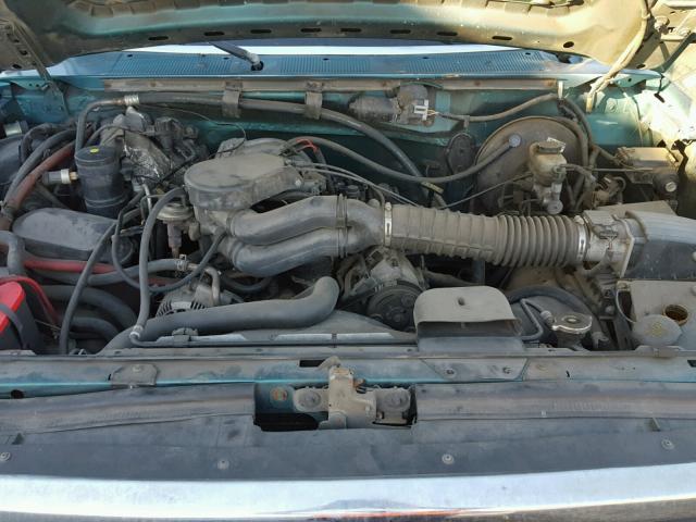 1FTEX15N4TKA11457 - 1996 FORD F150 GREEN photo 7