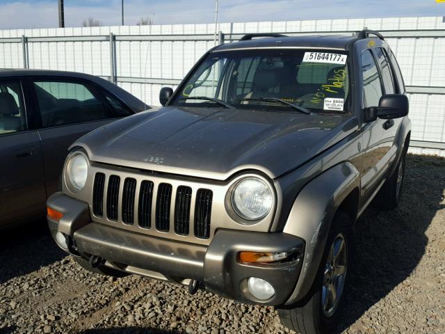 1J8GL58K24W321316 - 2004 JEEP LIBERTY LI CHARCOAL photo 2