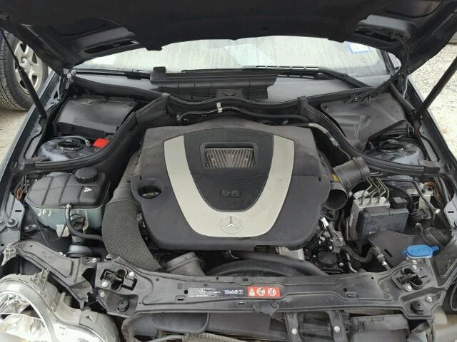 WDBTK56F28T099610 - 2008 MERCEDES-BENZ CLK 350 BLACK photo 7