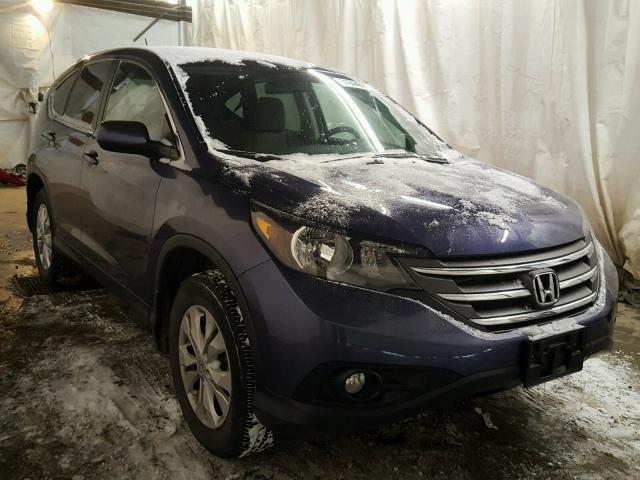 5J6RM4H55EL025690 - 2014 HONDA CR-V EX BLUE photo 1