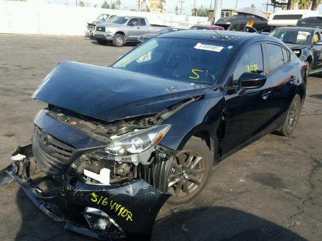 JM1BM1U74G1345384 - 2016 MAZDA 3 SPORT BLACK photo 2