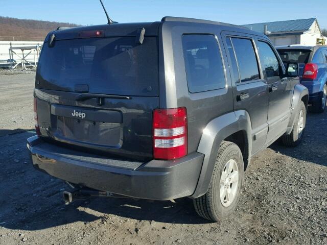 1J4PN2GK0BW574188 - 2011 JEEP LIBERTY SP GRAY photo 4