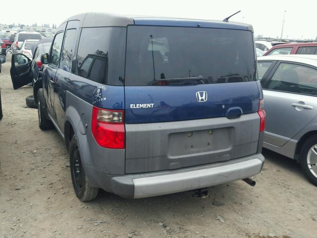 5J6YH18553L008321 - 2003 HONDA ELEMENT EX BLUE photo 3