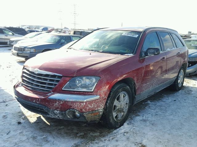 2C8GM684X4R628333 - 2004 CHRYSLER PACIFICA RED photo 2