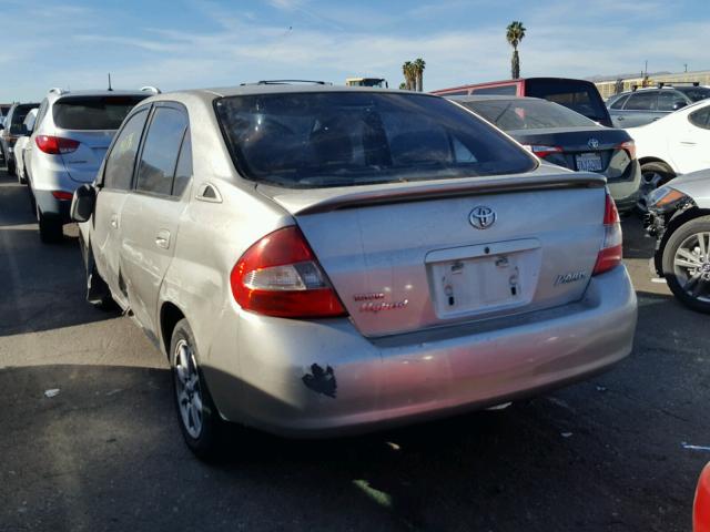 JT2BK12U710026033 - 2001 TOYOTA PRIUS SILVER photo 3