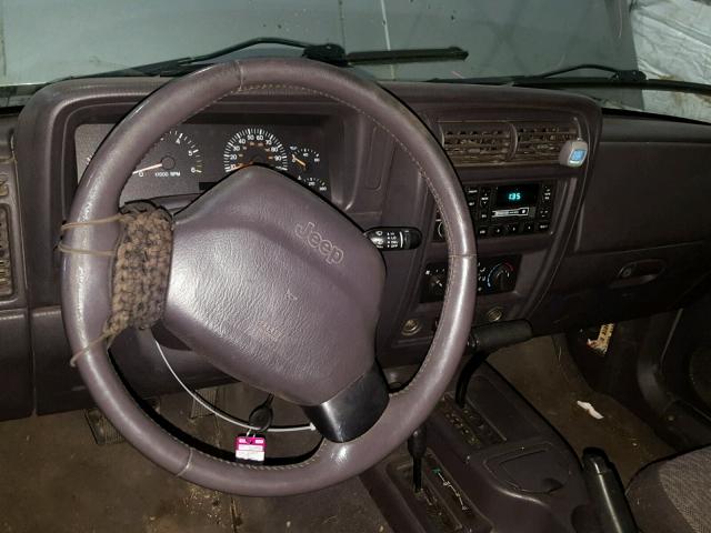 1J4FF48S4YL213978 - 2000 JEEP CHEROKEE S GRAY photo 9