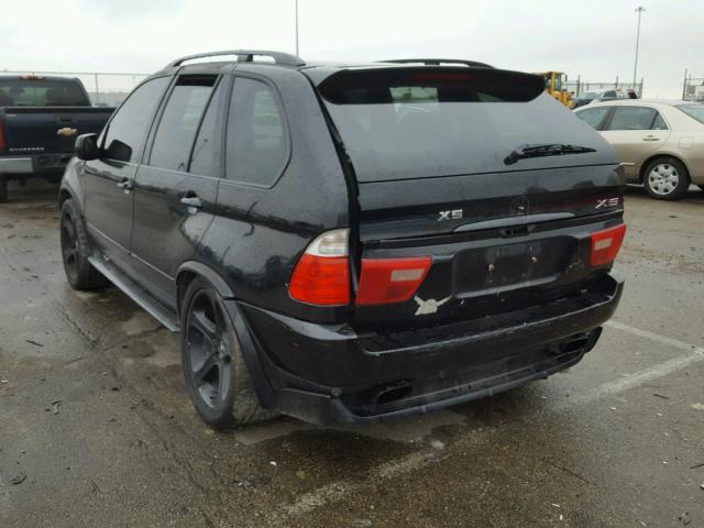 5UXFB935X2LN79269 - 2002 BMW X5 4.6IS BLACK photo 3