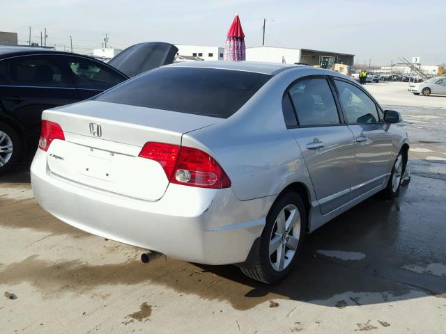 1HGFA16828L026928 - 2008 HONDA CIVIC EX ვერცხლისფერი ფოტო 4