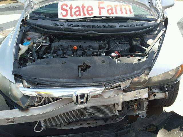 1HGFA16828L026928 - 2008 HONDA CIVIC EX SILVER photo 7