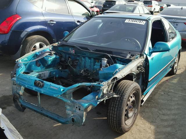 2HGEJ1121RH550665 - 1994 HONDA CIVIC EX 绿色 照片 2