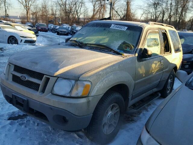 1FMZU70E33UB16818 - 2003 FORD EXPLORER S GOLD photo 2