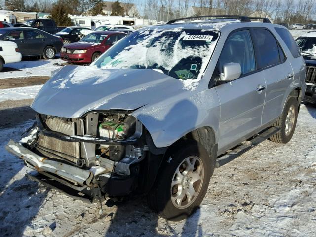 2HNYD18692H528523 - 2002 ACURA MDX TOURIN SILVER photo 2