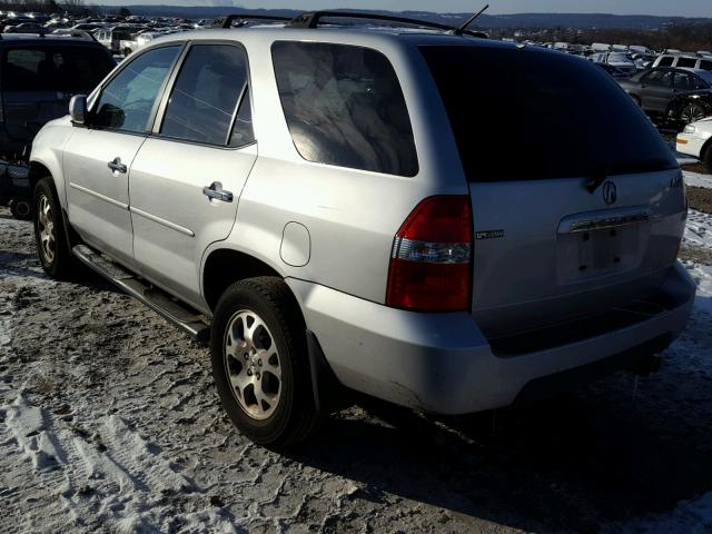 2HNYD18692H528523 - 2002 ACURA MDX TOURIN SILVER photo 3