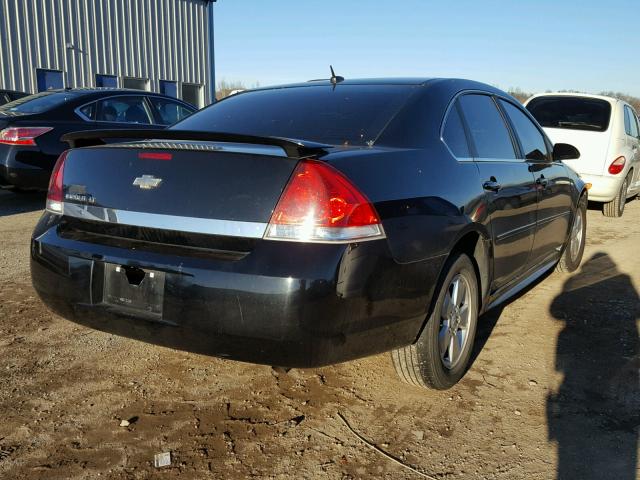 2G1WB5EN1A1240047 - 2010 CHEVROLET IMPALA LT BLACK photo 4