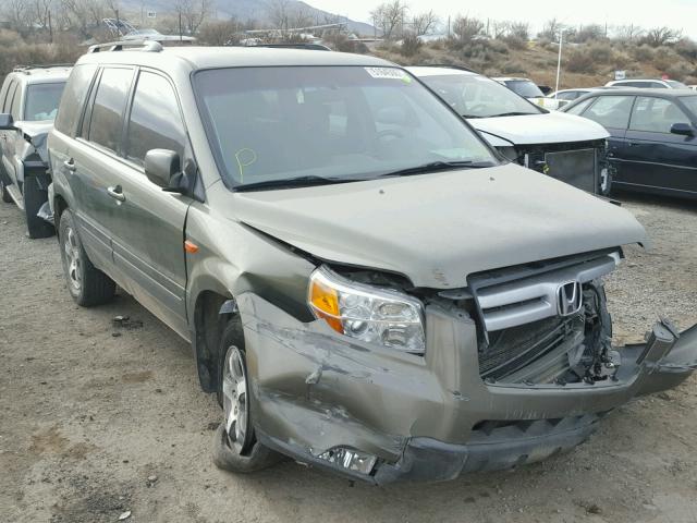 5FNYF18428B032413 - 2008 HONDA PILOT EX GREEN photo 1