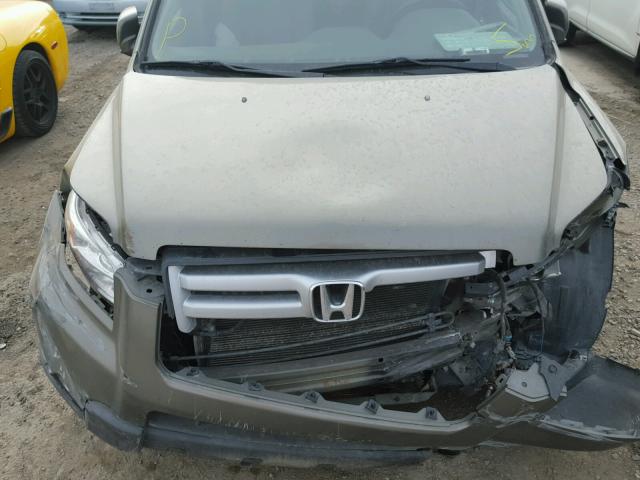 5FNYF18428B032413 - 2008 HONDA PILOT EX GREEN photo 7