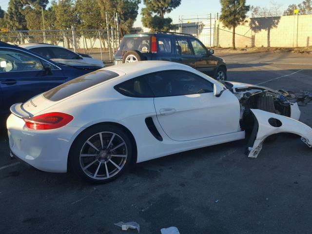 WP0AA2A85EK172134 - 2014 PORSCHE CAYMAN WHITE photo 4