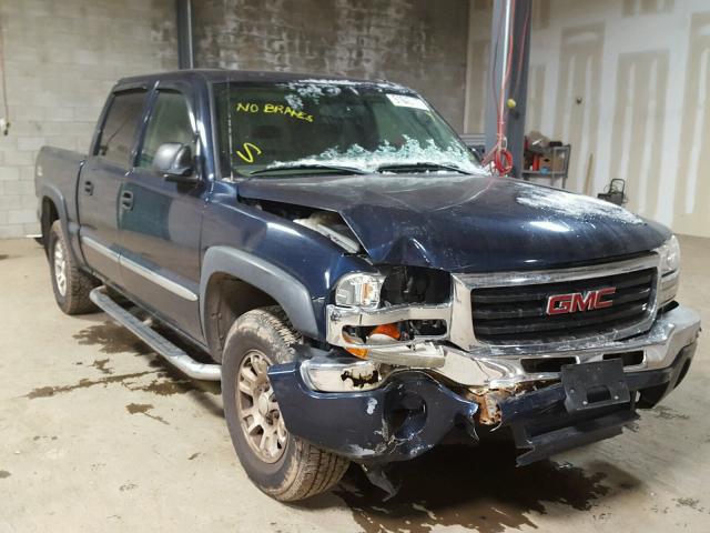 2GTEK13T361209872 - 2006 GMC NEW SIERRA BLUE photo 1