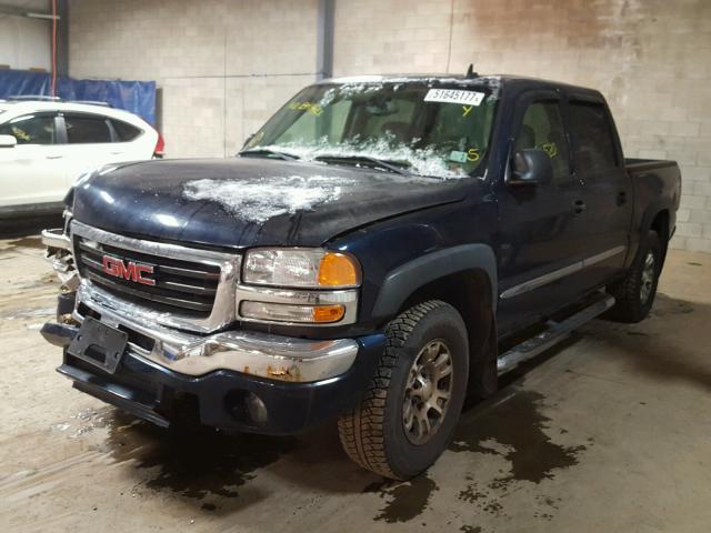 2GTEK13T361209872 - 2006 GMC NEW SIERRA BLUE photo 2