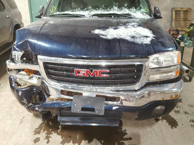 2GTEK13T361209872 - 2006 GMC NEW SIERRA BLUE photo 7