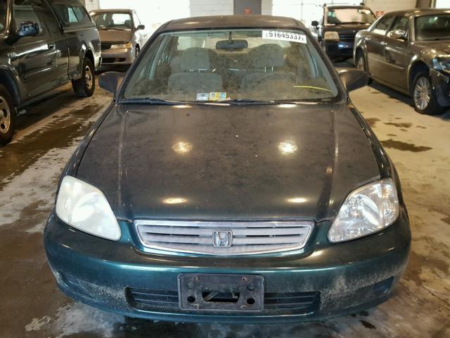 1HGEJ6577XL047578 - 1999 HONDA CIVIC LX GREEN photo 9