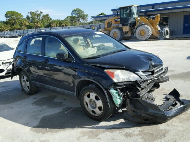 5J6RE4H32AL022106 - 2010 HONDA CR-V LX BLACK photo 1