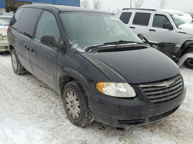 1A4GJ45R17B240385 - 2007 CHRYSLER TOWN & COU BLACK photo 1