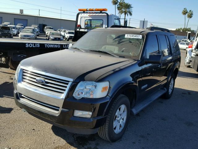 1FMEU63E78UB29891 - 2008 FORD EXPLORER X BLACK photo 2