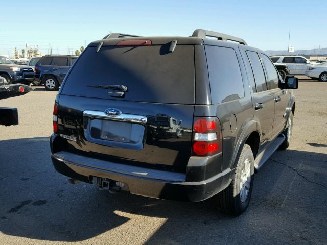 1FMEU63E78UB29891 - 2008 FORD EXPLORER X BLACK photo 4
