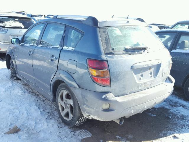 5Y2SL658X6Z408267 - 2006 PONTIAC VIBE BLUE photo 3