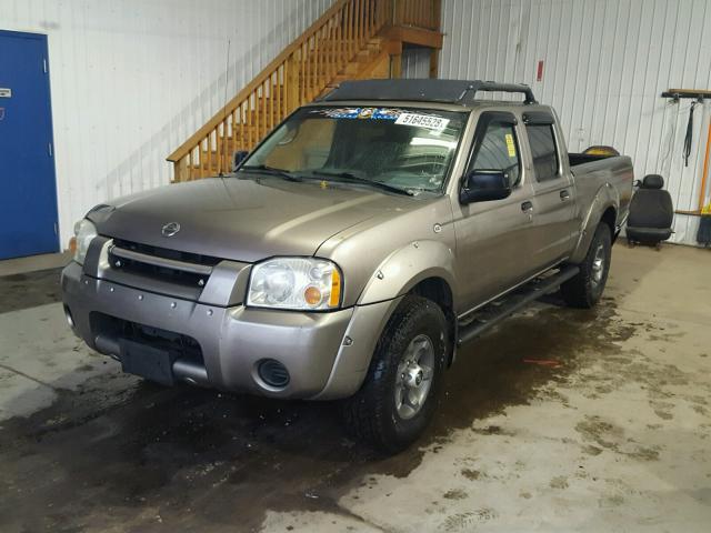 1N6ED29Y54C411460 - 2004 NISSAN FRONTIER C GRAY photo 2