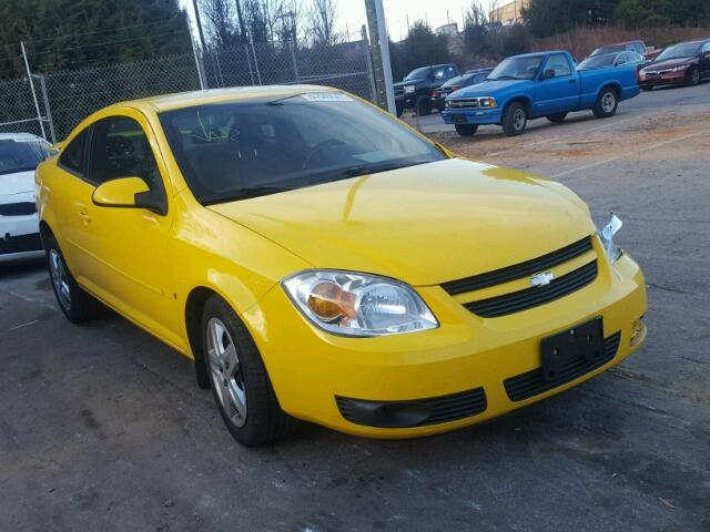 1G1AL15F867634910 - 2006 CHEVROLET COBALT LT YELLOW photo 1