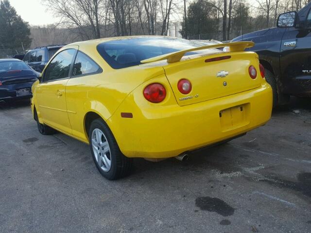 1G1AL15F867634910 - 2006 CHEVROLET COBALT LT YELLOW photo 3