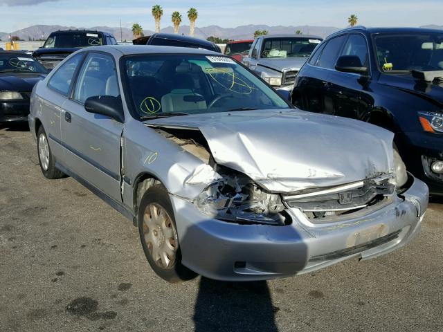 1HGEJ6229YL060276 - 2000 HONDA CIVIC DX SILVER photo 1