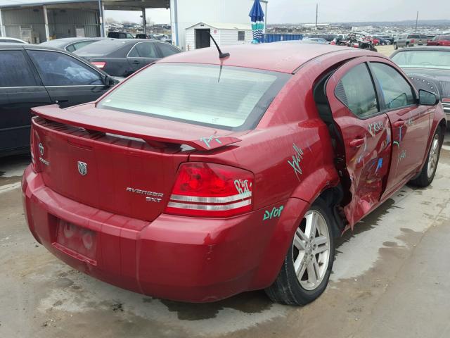 1B3LC56B09N502776 - 2009 DODGE AVENGER SX BURGUNDY photo 4